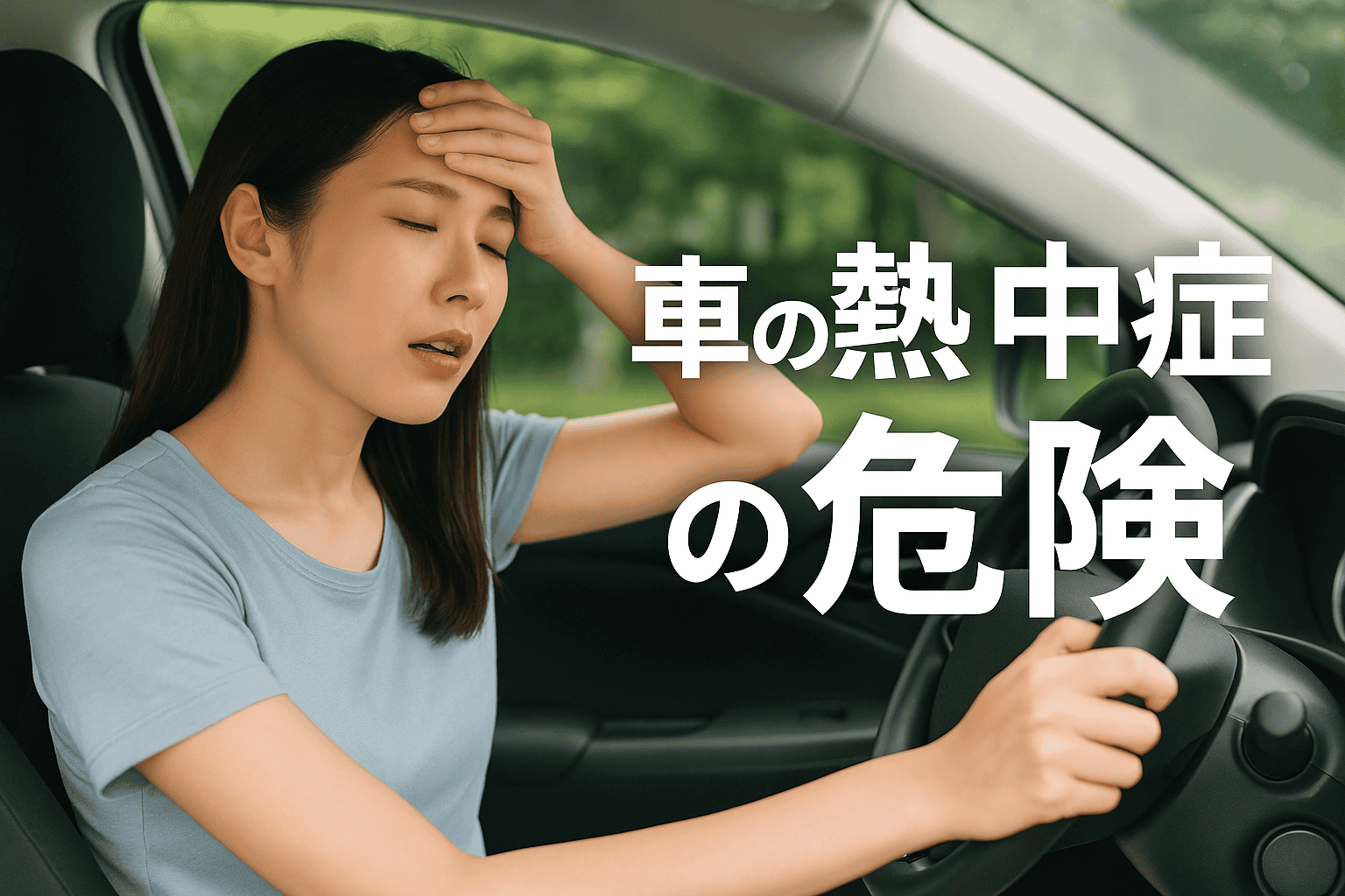 熱中症　自動車
