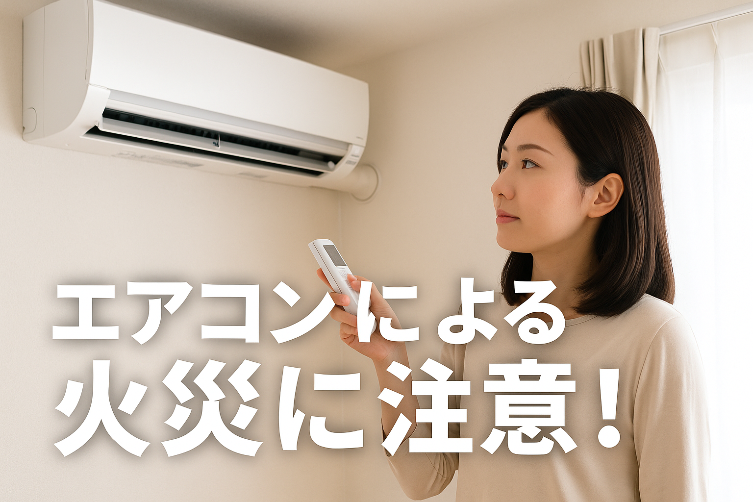 エアコン　火災