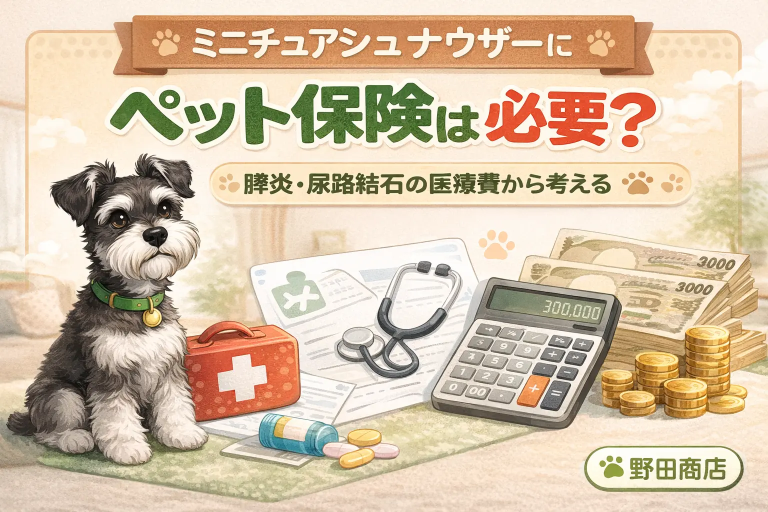 ミニチュアシュナウザー　ペット