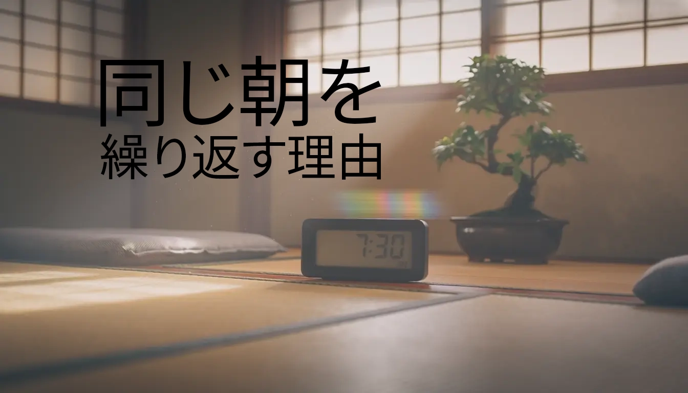 同じ朝の繰り返し